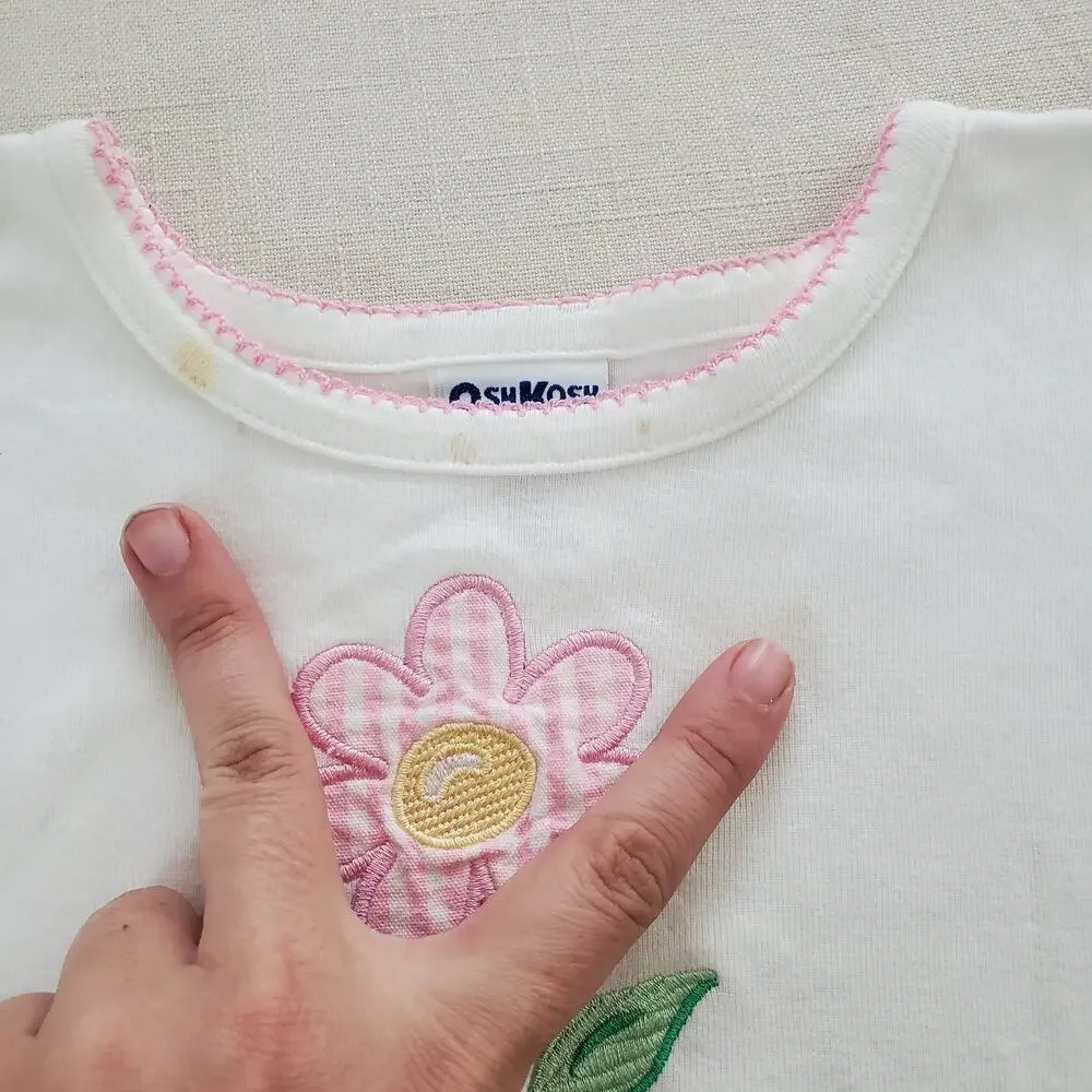 Vintage Oshkosh Flower Shirt 4t/5t